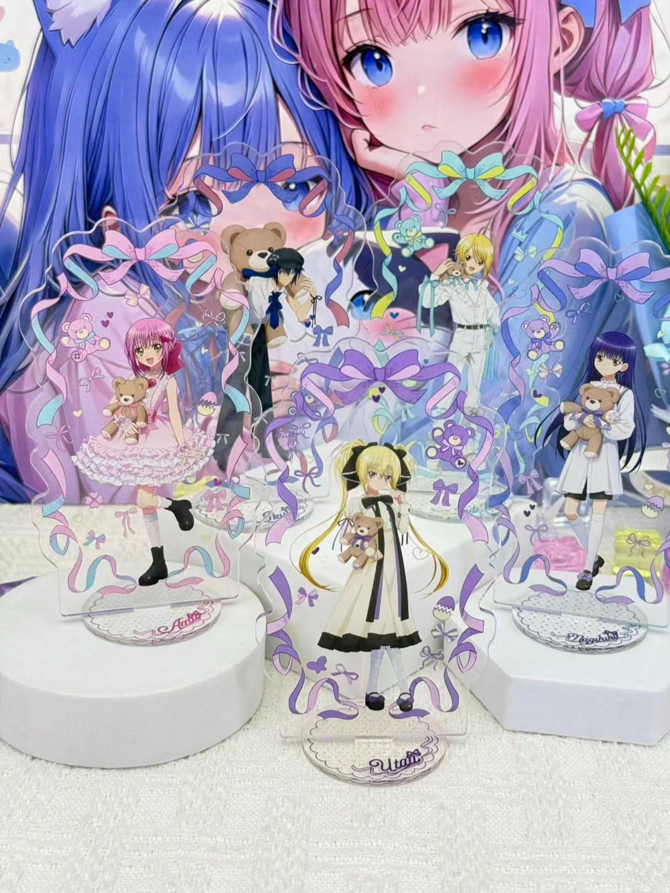 Event Support - Anime Akrilik Stand, Sevimli Karakter Figürü,