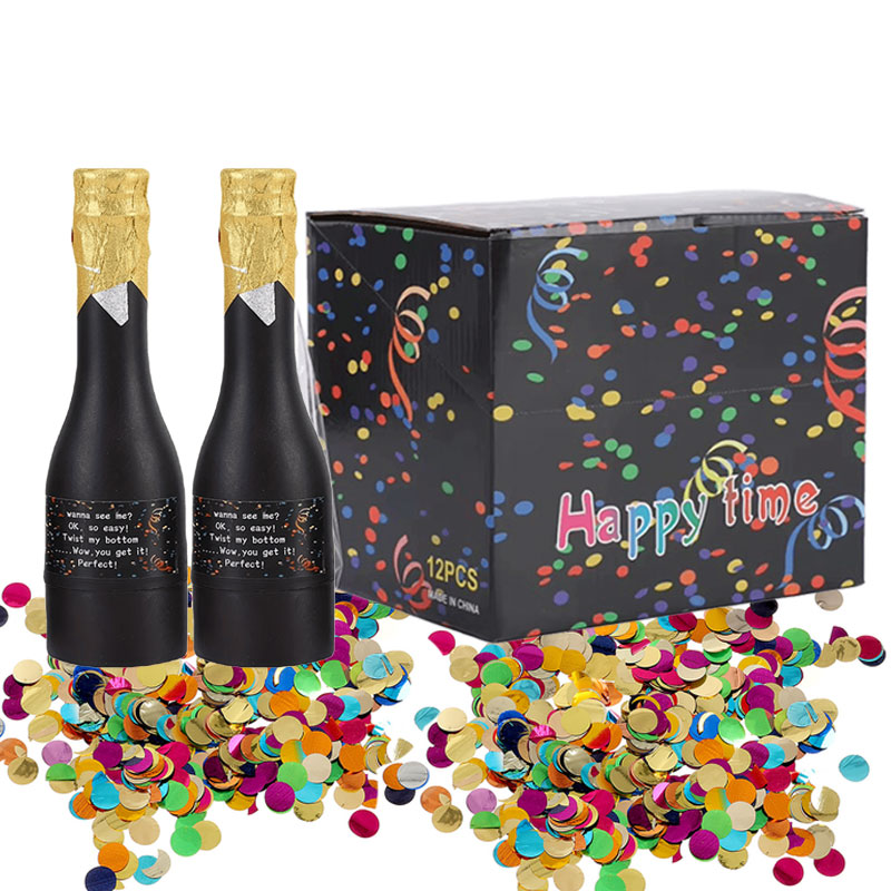 Confetti Cannon Tube - 6/12 adet konfeti rampaları konfeti kullanımı