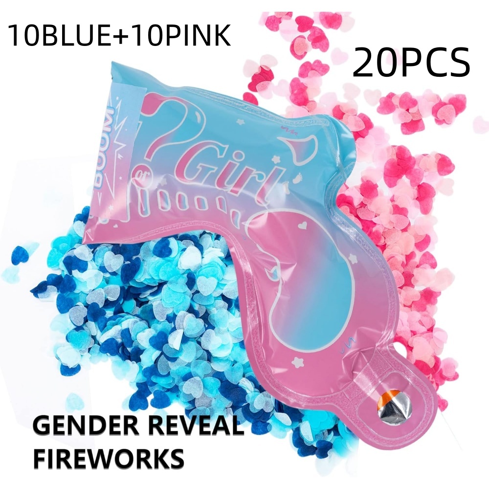 20 adet Cinsiyet Ortaya Konuşm - Confetti Cannon Tube incelemesi ve fiyatı