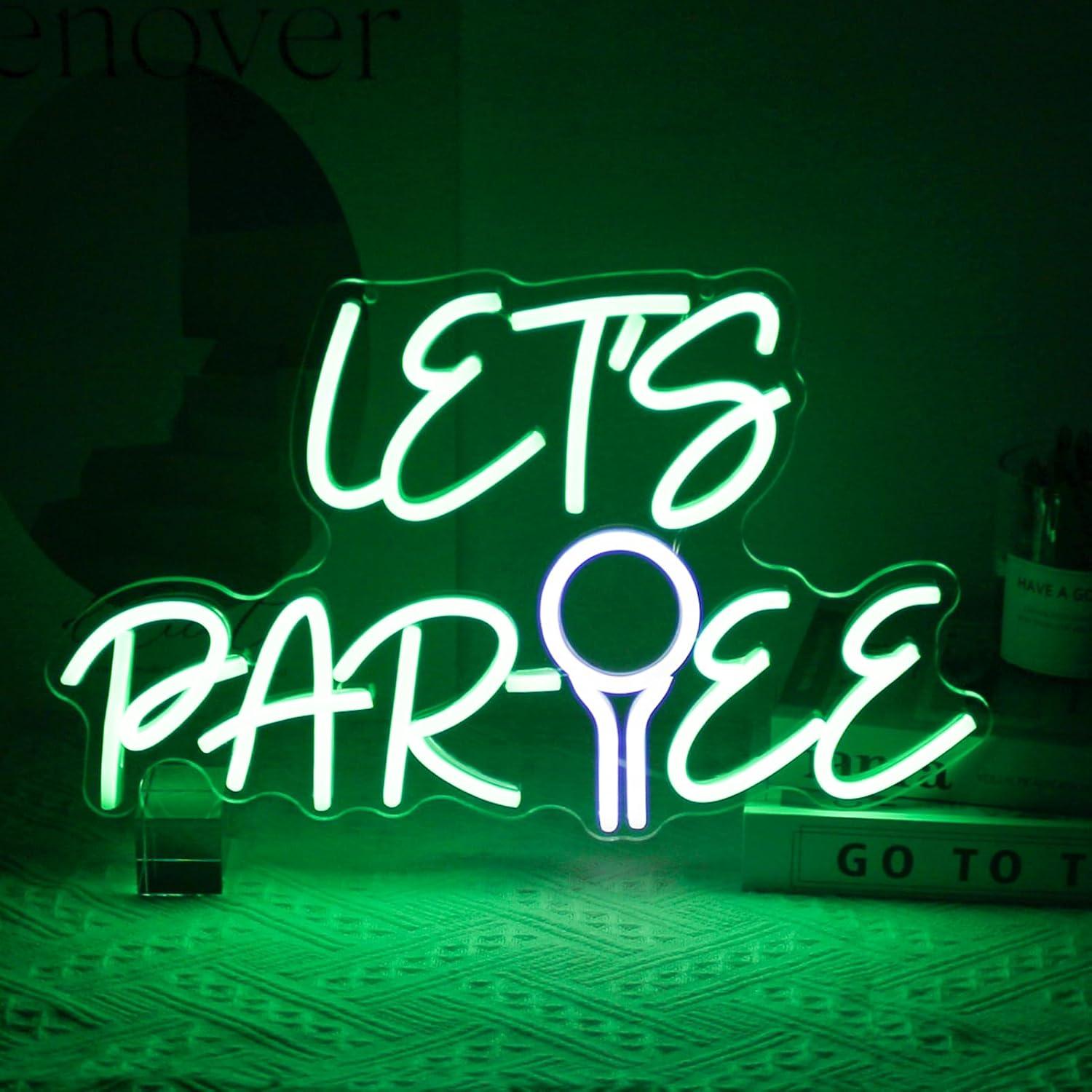Let's Par Tee Neon Tabelası Go - Neon Sign Party incelemesi ve fiyatı