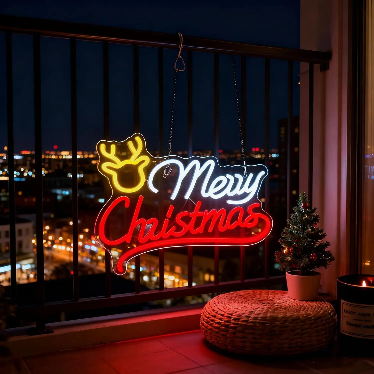Mutlu Noeller Ren Geyiği Neon  - Neon Sign Party incelemesi ve fiyatı