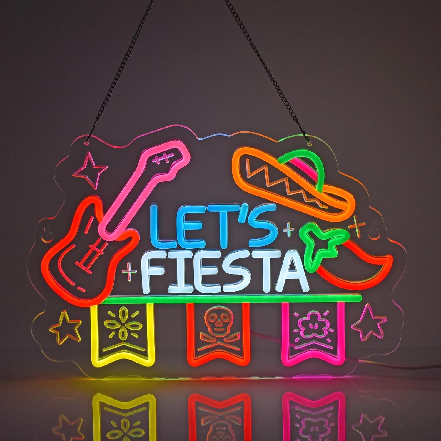Let's Fiesta Neon Tabelası, Me - Neon Sign Party incelemesi ve fiyatı