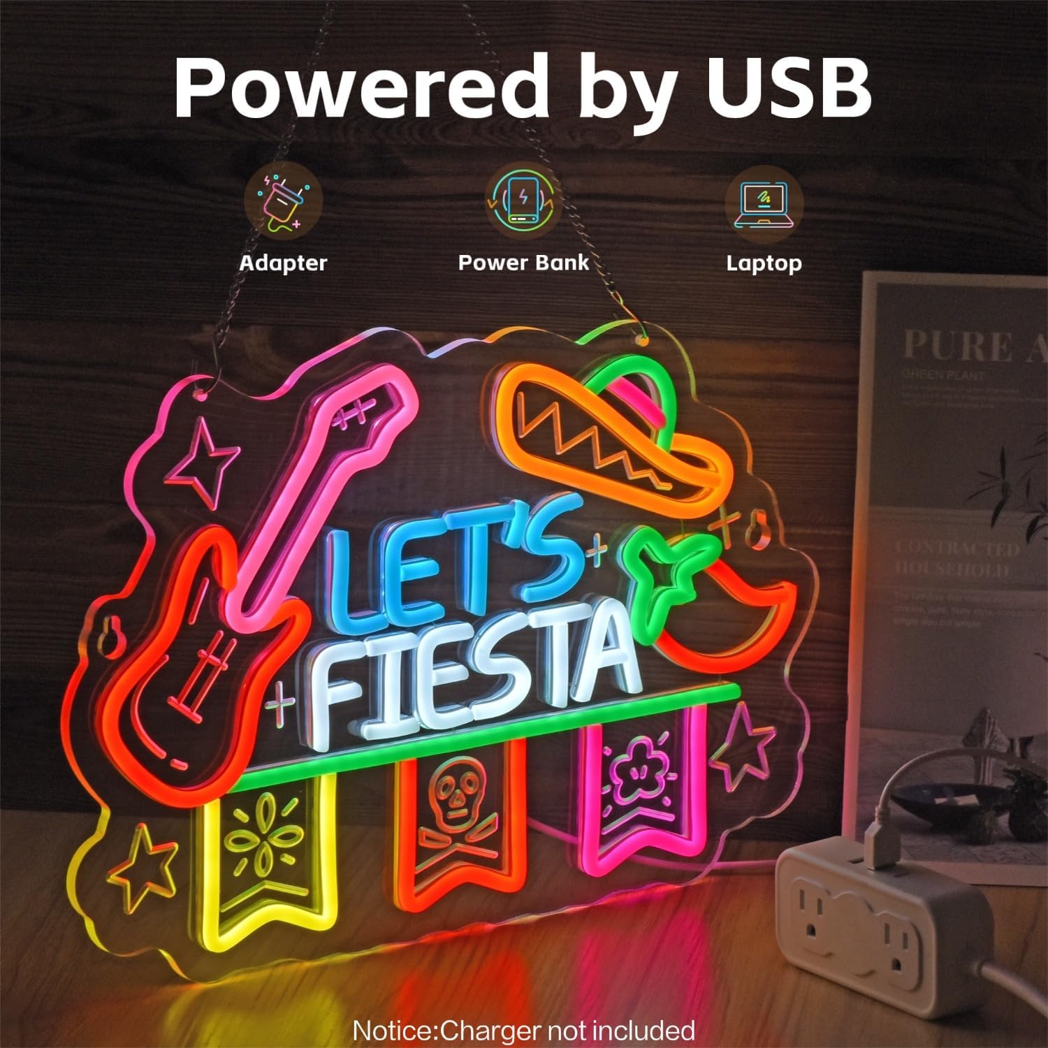 Let's Fiesta Neon Tabelası, Me - Neon Sign Party incelemesi ve fiyatı