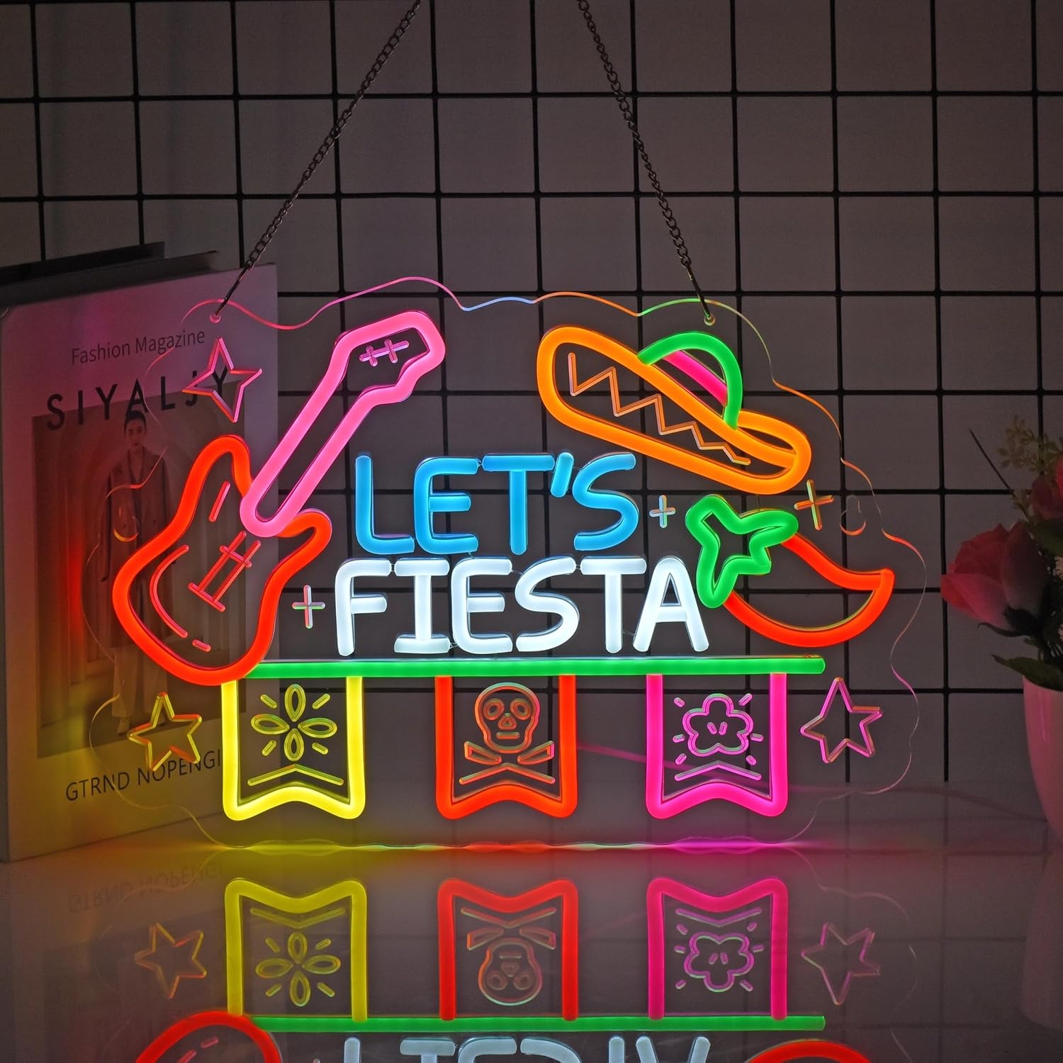 Let's Fiesta Neon Tabelası, Me - Neon Sign Party incelemesi ve fiyatı