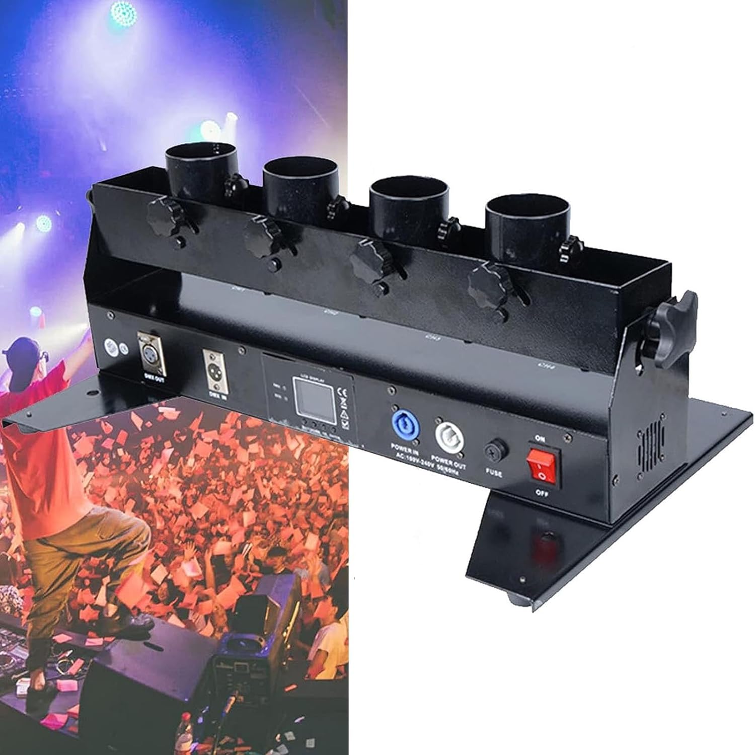 4 Tüplü Konfeti Makinesi, DMX  - Confetti Cannon Tube incelemesi ve fiyatı